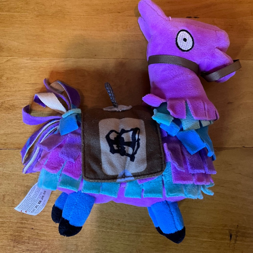 Fortnite Llama Plush Toy 2018 Epic Games Jazwares Purple‎ Blue
